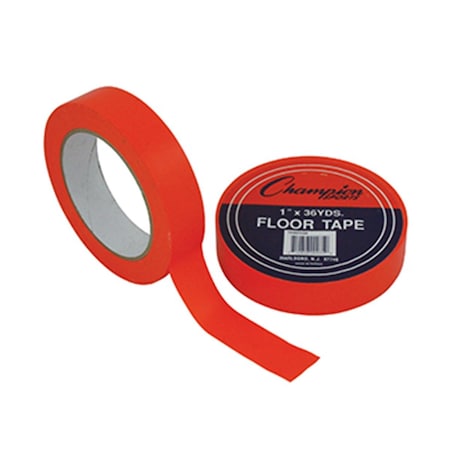 Champion Sports Floor Tape Orange CHS1X36FTOR